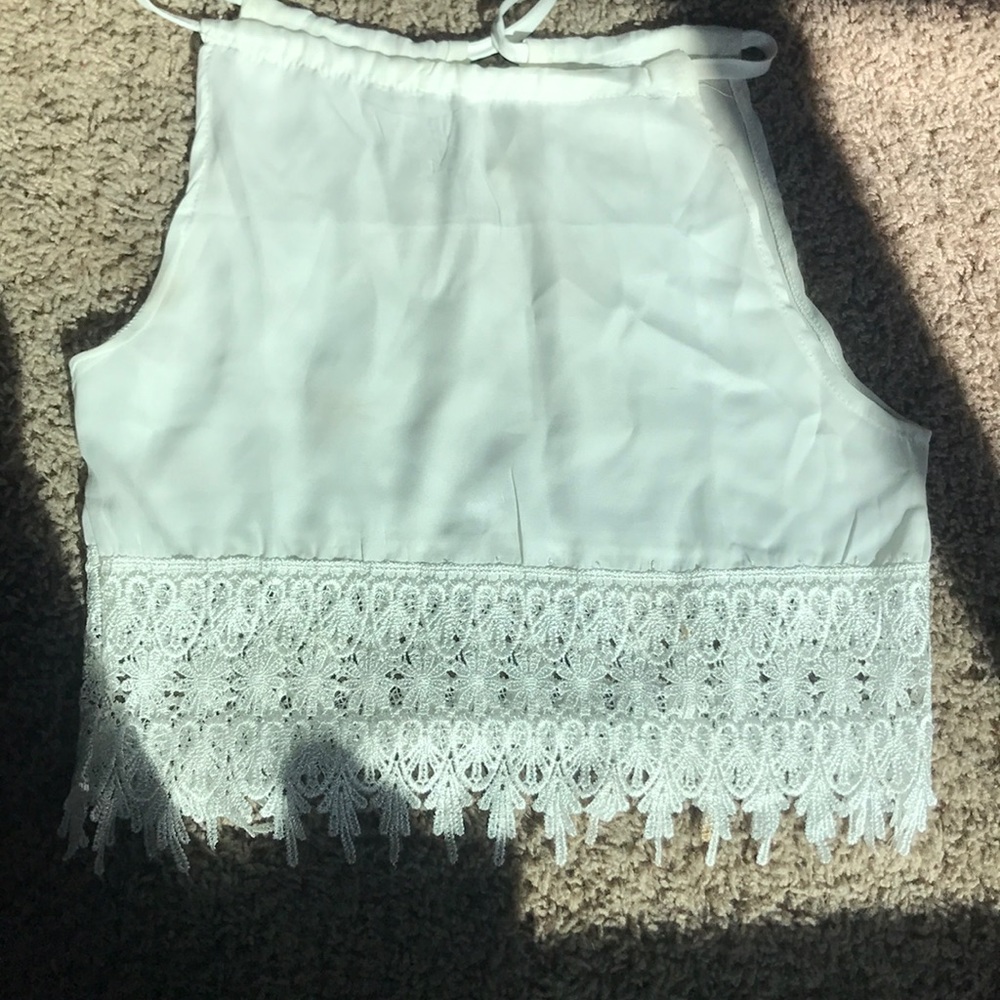 elegant white tank top